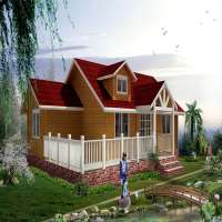 Hot sale wood garden house ready wood house log wood house for outdoor