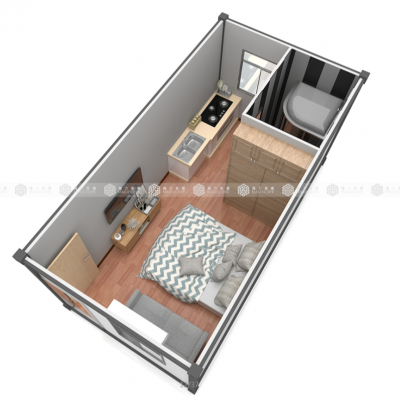 Custom service container hotel for sale easy convenient transportation container for living duplex