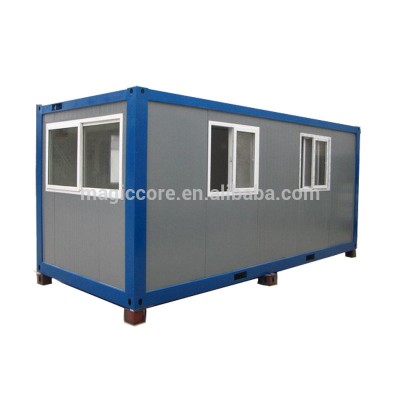 Flat pack china 20ft container house luxury shipping container homes roof sea containerized houses